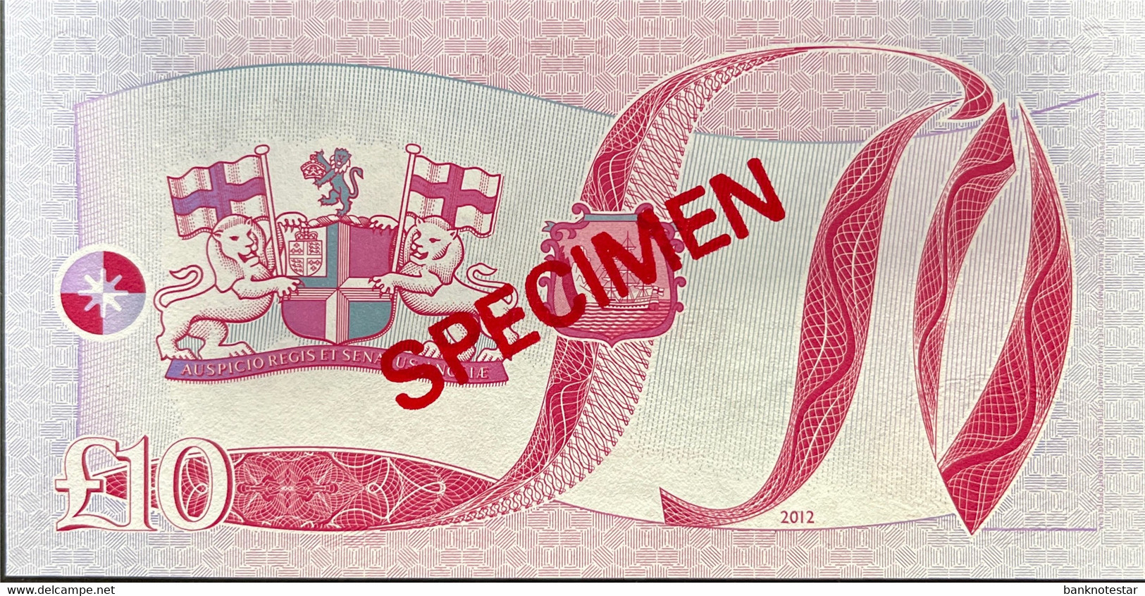 St. Helena 10 Pounds, P-12s (2012) - UNC - SPECIMEN - Sainte-Hélène