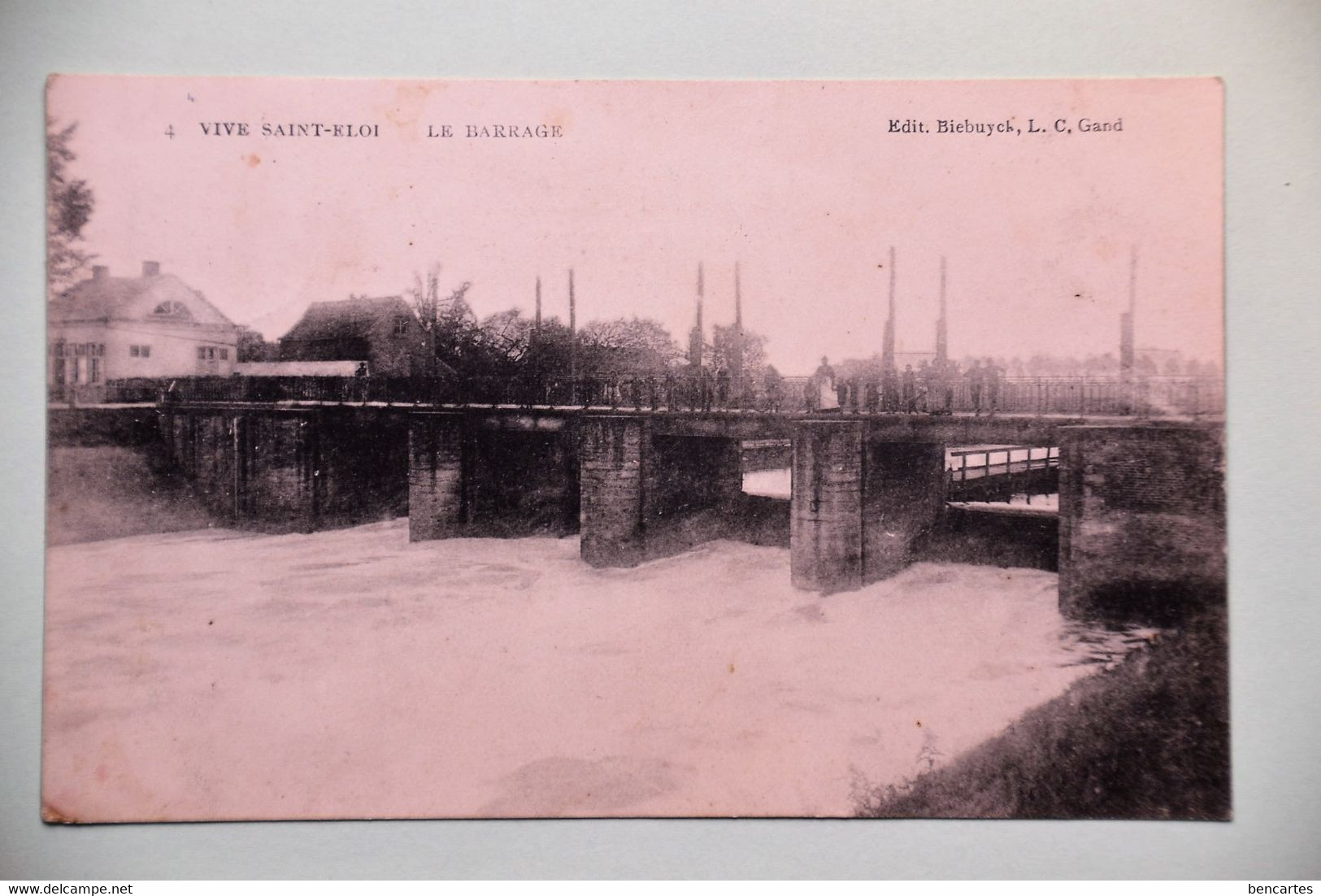 Vive Saint-Eloi 1910: Le Barrage. Rare - Waregem