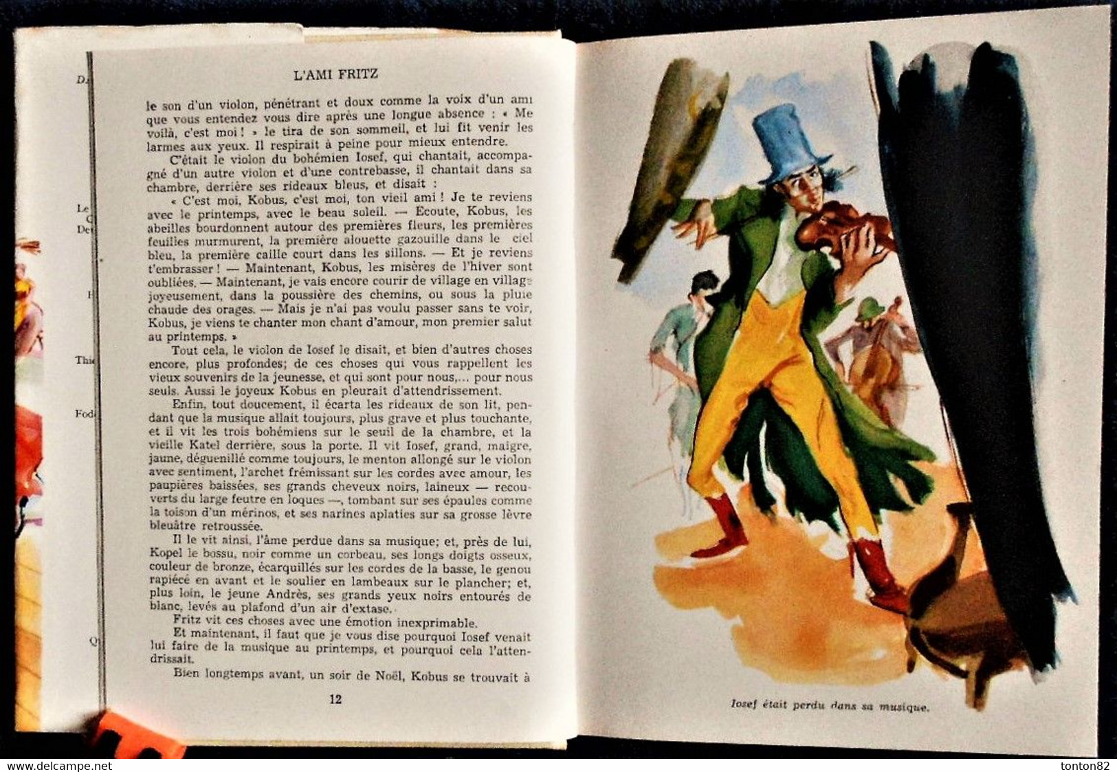 Erckmann Chatrian - L'ami Fritz - Idéal - Bibliothèque- N° 62 - ( 1967 ) . - Ideal Bibliotheque
