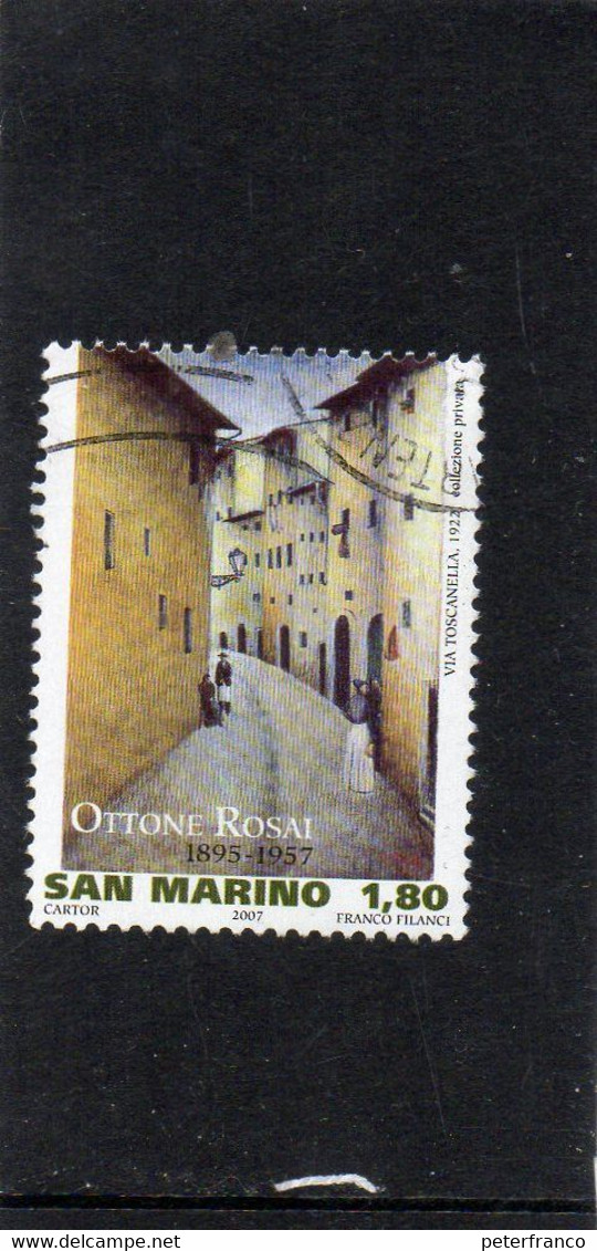 2007 San Marino - Ottone Rosai - Usati