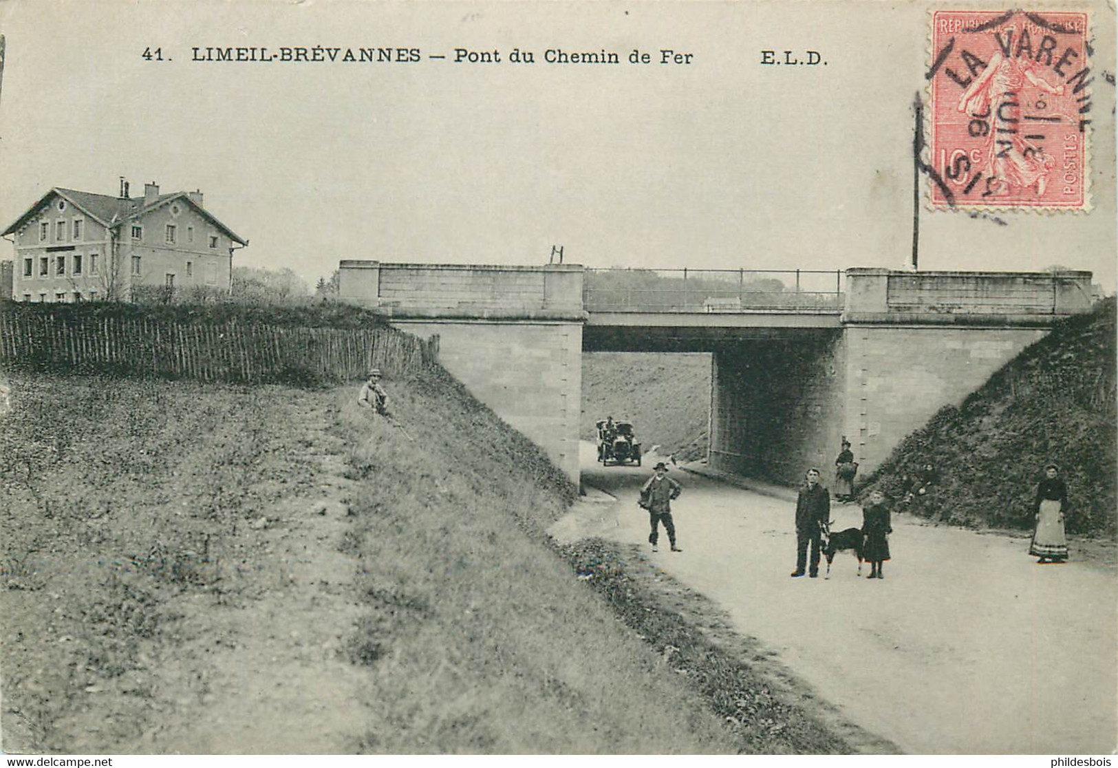 VAL DE MARNE  LIMEIL BREVANNES  Pont Du Chemin De Fer - Limeil Brevannes