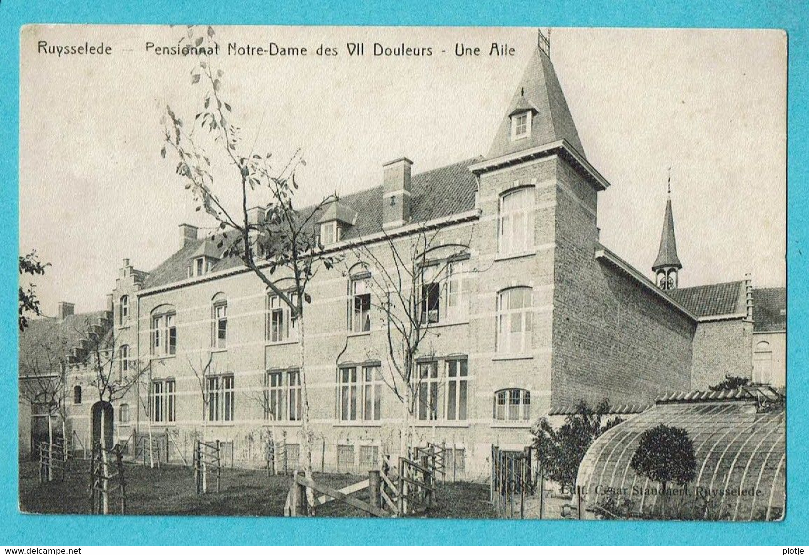 * Ruiselede - Ruysselede (West Vlaanderen) * (Edit César Standaert, Nr 1108) Pensionnat Notre Dame Des VII Douleurs, TOP - Ruiselede