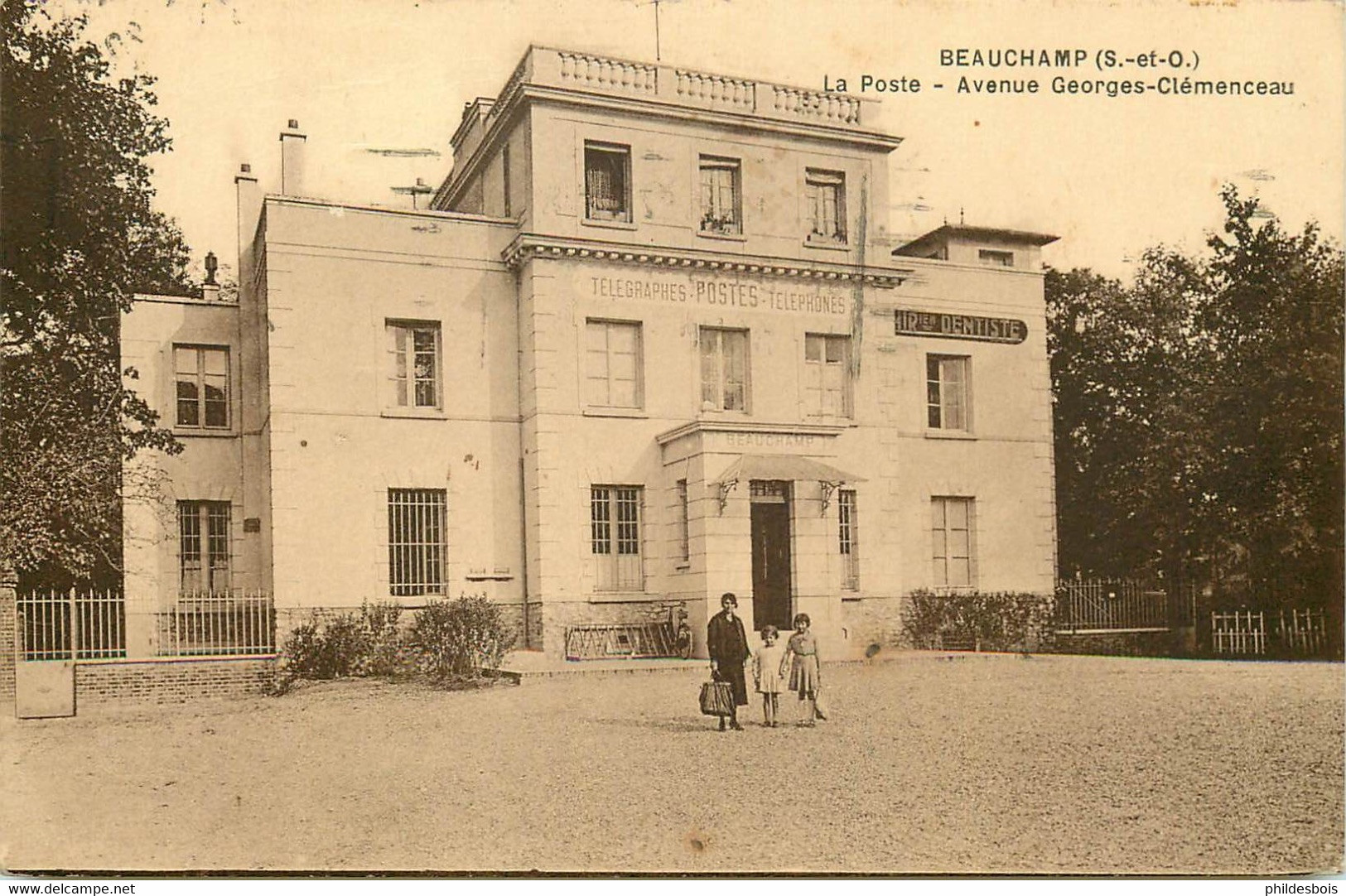 VAL D'OISE  BEAUCHAMP   La Poste Avenue Georges Clémenceau - Beauchamp