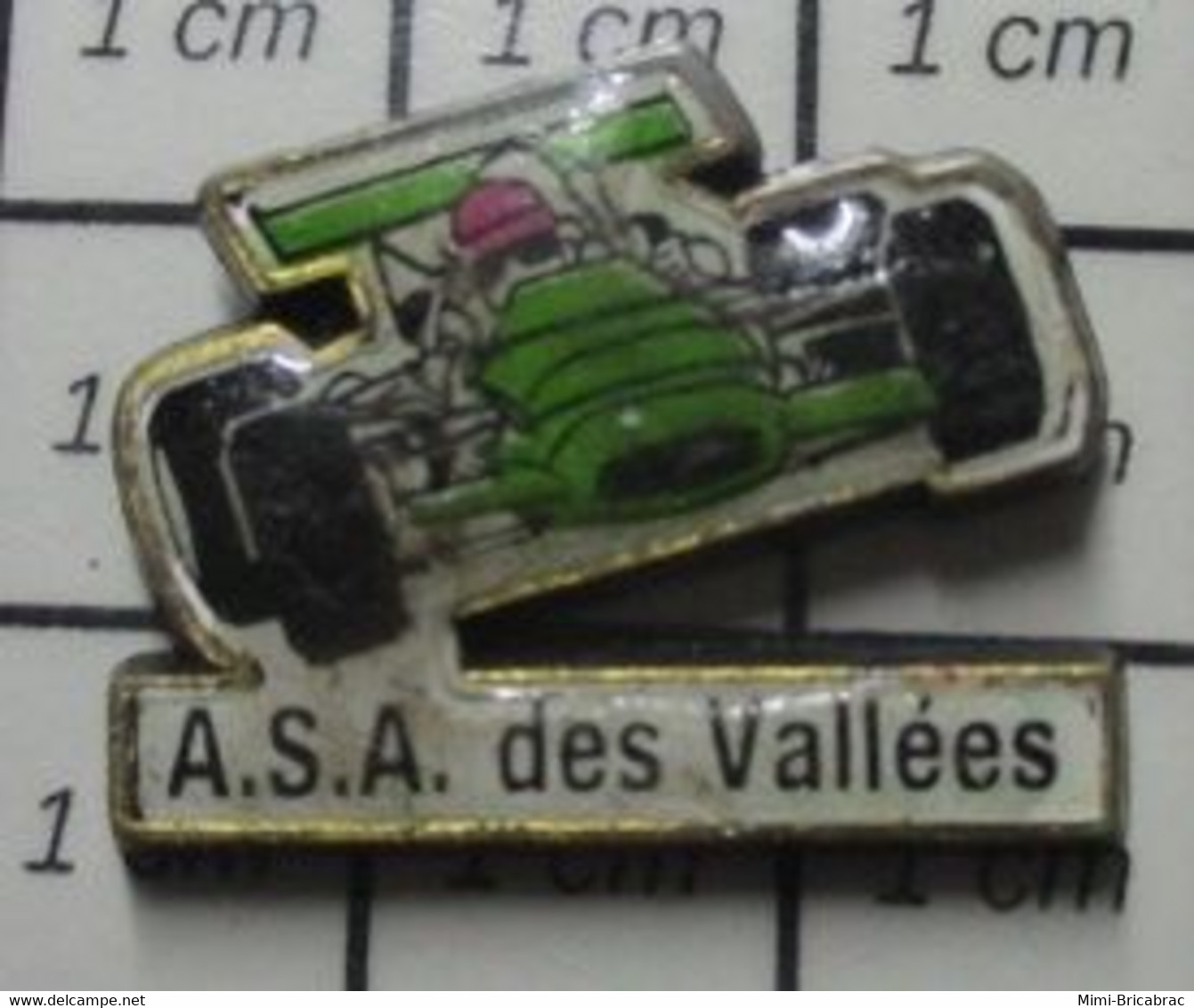 410a Pin's Pins / Beau Et Rare / SPORTS / AUTOMOBILE F1 ASA DES VALLEES Par PUBLIVAL - Car Racing - F1