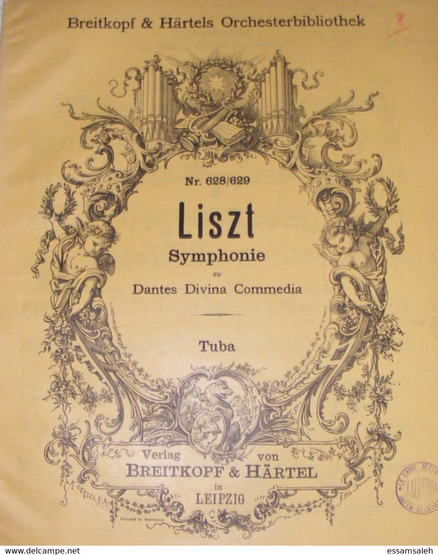 DEB17002 Liszt Nr. 628/629 Symphonie Zu Dantes Divina Commedia / Trompete 1 - Musik