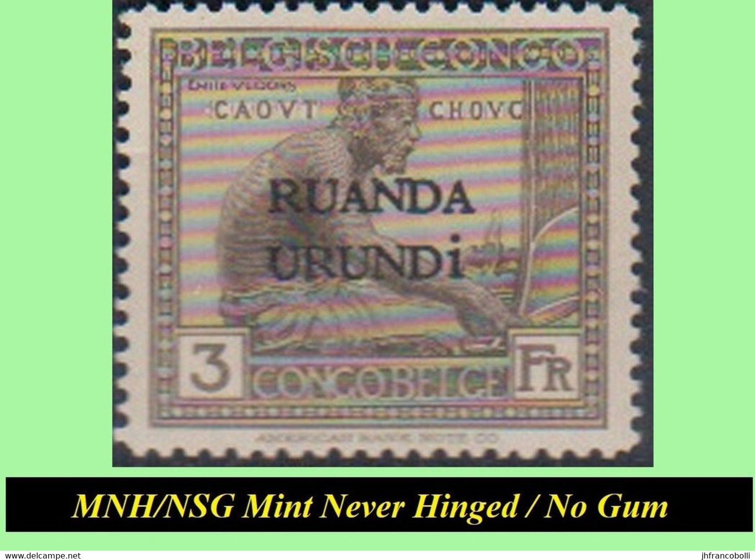 1924+25 ** RUANDA-URUNDI RU 050/060 MNH/NSG VLOORS SELECTION  ( X 12 Stamps ) [ NO GUM ] INCLUDING RU 059+060 - Nuovi