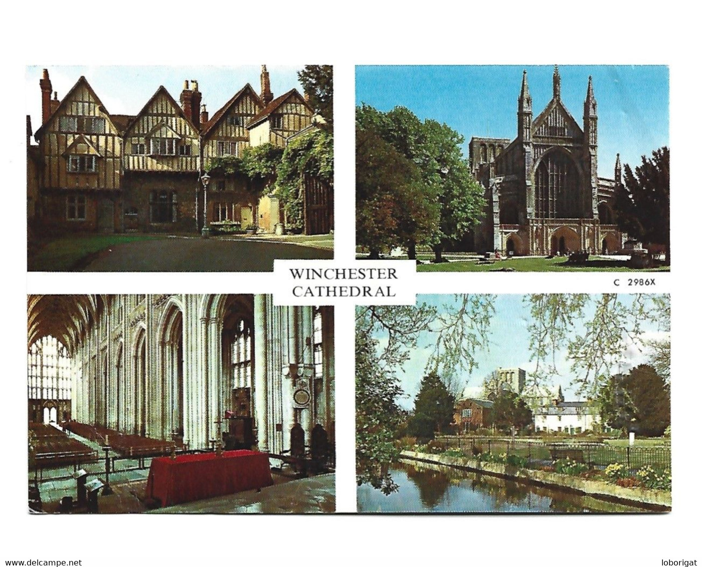 CHEYNEY COURT / NAVE LOOKING WEST / CATHEDRAL E. / WEST FRONT.-  WINCHESTER.- (INGLATERRA) - Winchester