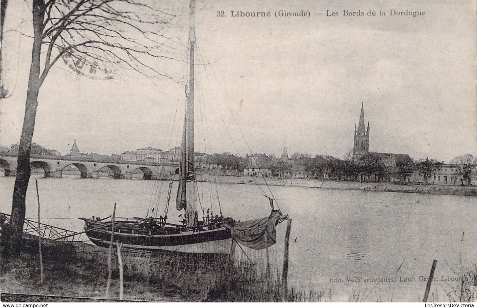 CPA - FRANCE - 33 - LIBOURNE - Les Bords De La Dordogne - Libourne