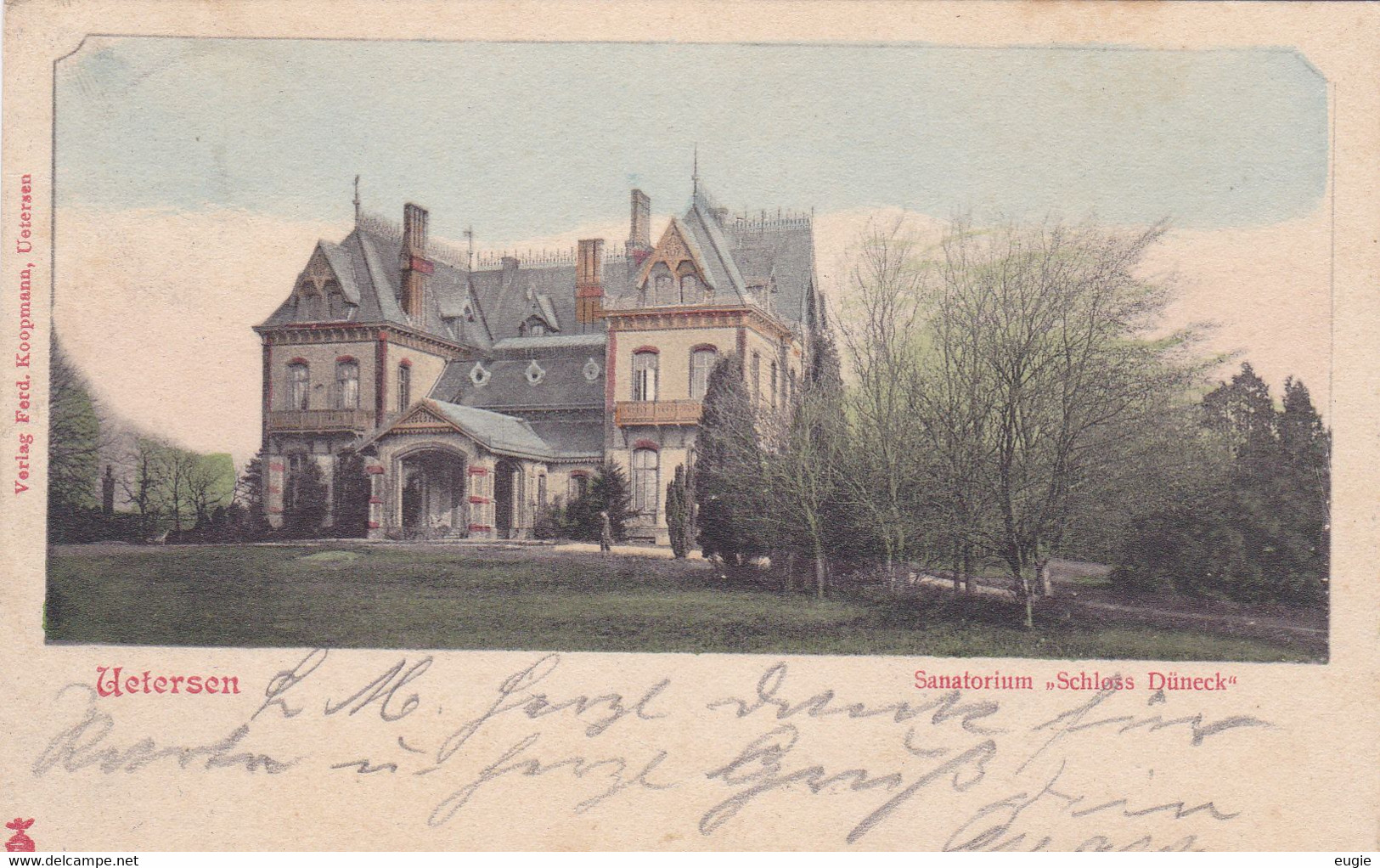 1720/ Uetersen, Sanatorium Schloss Düneck, 1902 - Uetersen