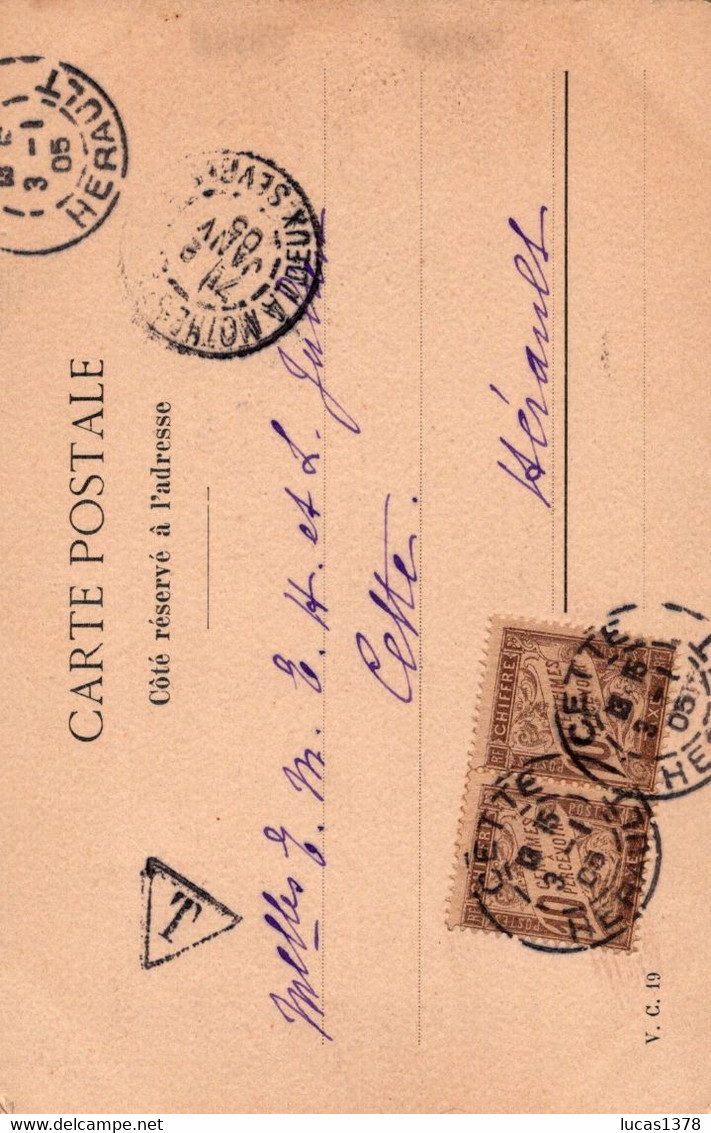 SALVAN - FERME DU VALAIS / Carte Illustrée Signée Meuzer ? / CARTE TAXEE POSTE FRANCAISE - Salvan