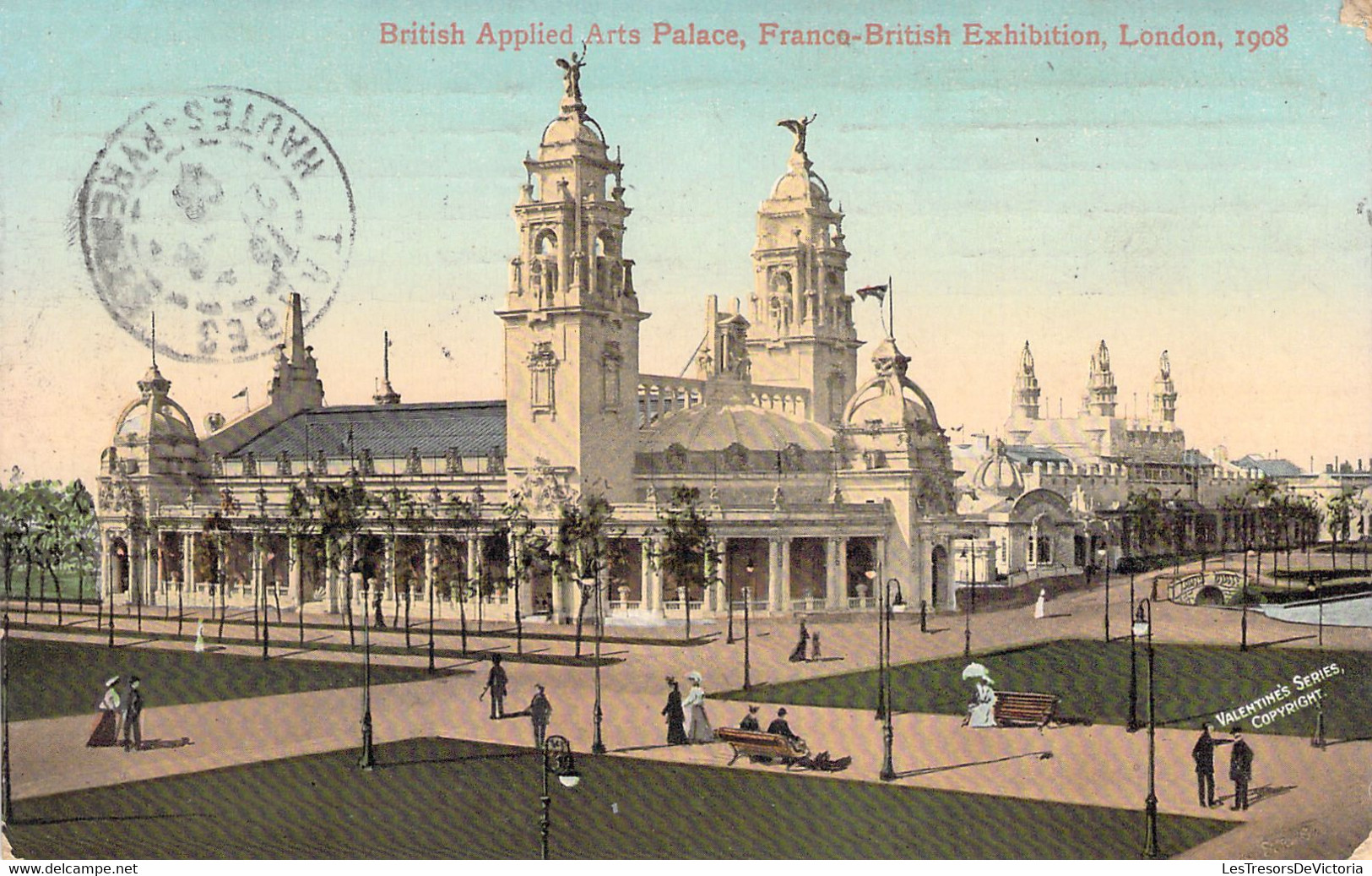 CPA ENGLAND - LONDON - British Applied Arts Palace - Franco British Exhibition - London 1908 - Color - Otros & Sin Clasificación