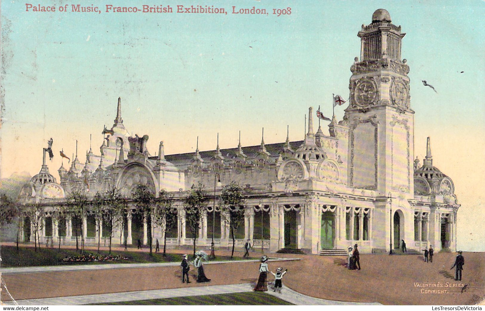 CPA ENGLAND - LONDON - Palace Of Music - Franco British Exhibition - London 1908 - Color - Otros & Sin Clasificación