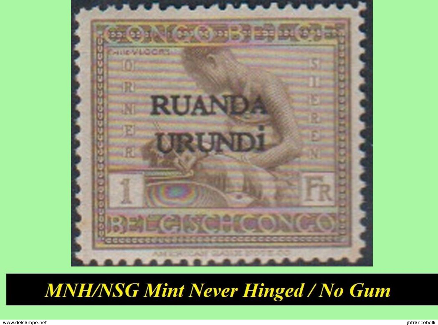 1924+25 ** RUANDA-URUNDI RU 050/060 MNH/NSG VLOORS [B] SELECTION  ( X 12 Stamps ) [ NO GUM ] INCLUDING RU 058+057 - Unused Stamps