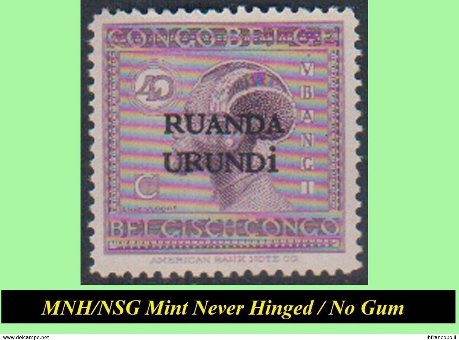 1924+25 ** RUANDA-URUNDI RU 050/060 MNH/NSG VLOORS [B] SELECTION  ( x 12 stamps ) [ NO GUM ] INCLUDING RU 058+057