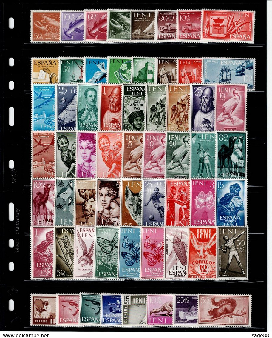 Beau Lot Ifni Timbres * . Varié Dont Animaux - Ifni