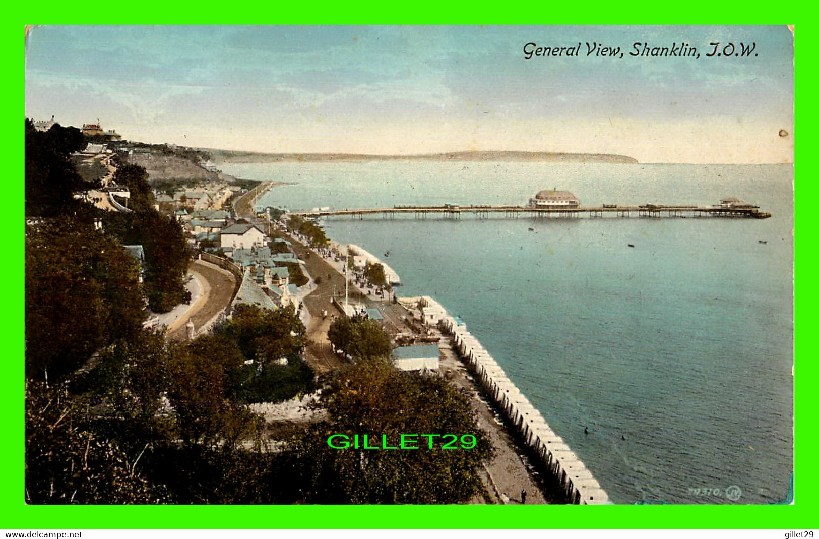 SHANKLIN, ILE OF WIGHT, UK - GENERAL VIEW - VALENTINE'S SERIES - - Shanklin