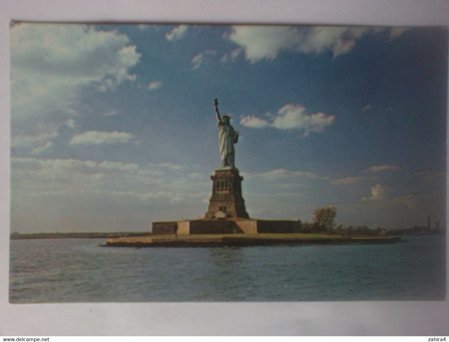 Statue De La Liberté - Statue Of Liberty National Monument Liberty Island N.Y. - Timbre - Manhattan Post Card Broadway - Sculptures