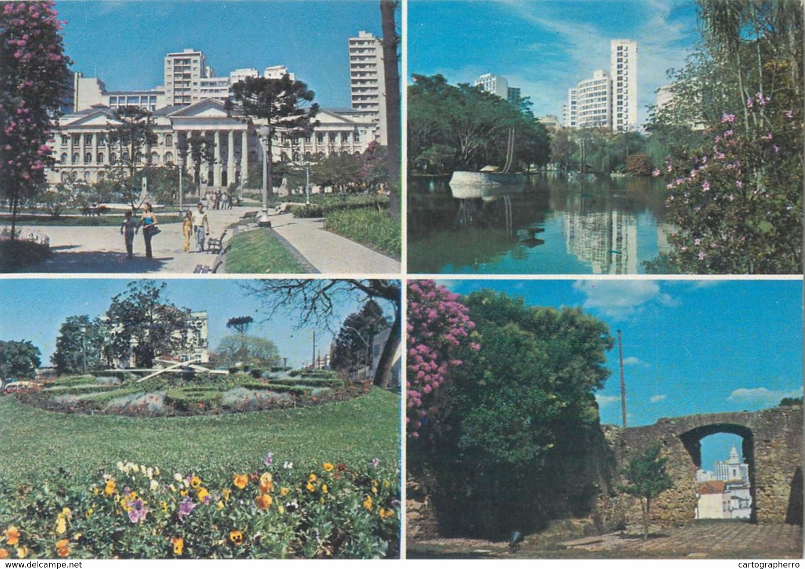 Postcard Brazil Curtiba Parana Multi View - Curitiba