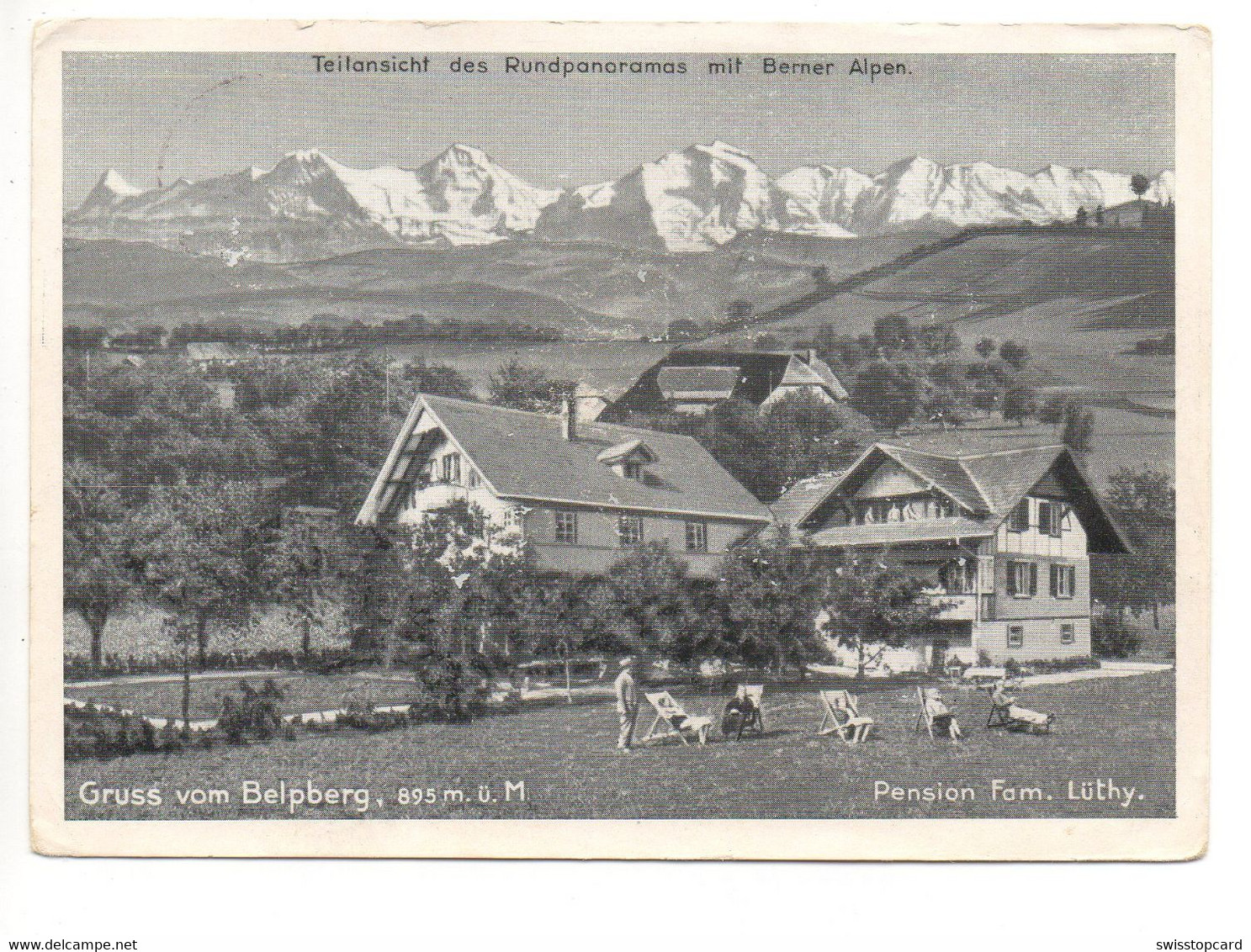 Gruss Vom BELPBERG Pension Fam. Lüthy - Belp