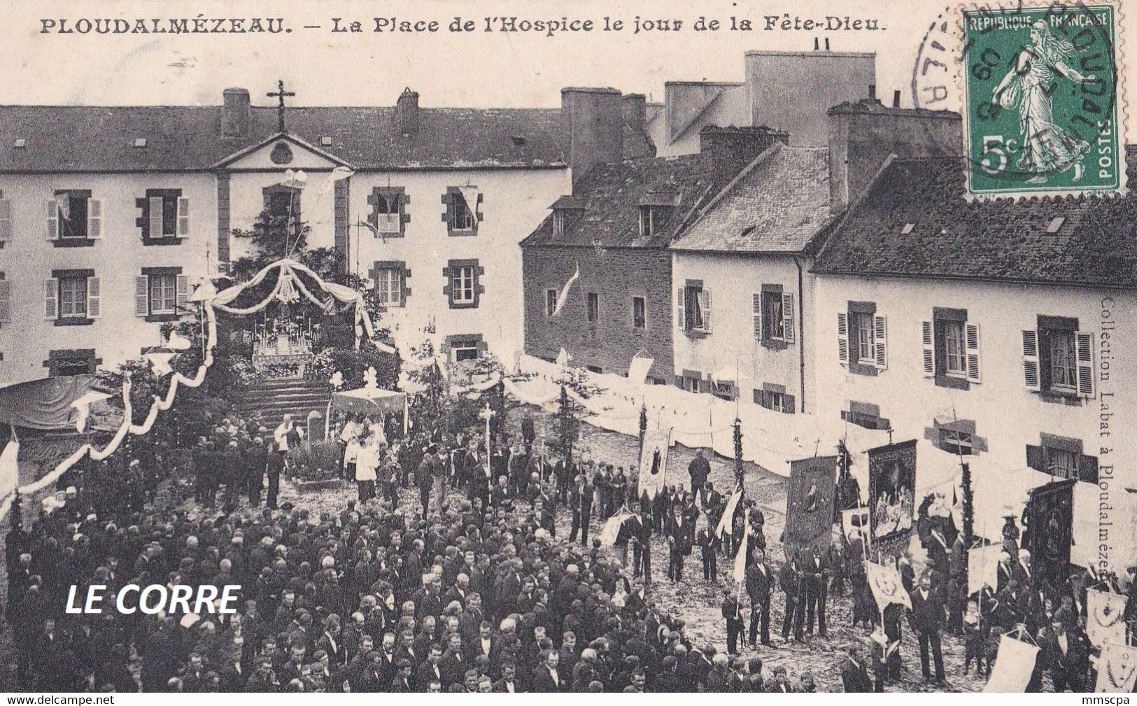 PLOUDALMEZEAU HOSPICE FETE Religieuse Procession Finistere - Ploudalmézeau