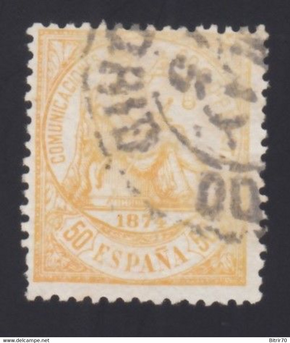 ESAPAÑA, 1874 Edifil 149, 50 C. Amarillo - Oblitérés