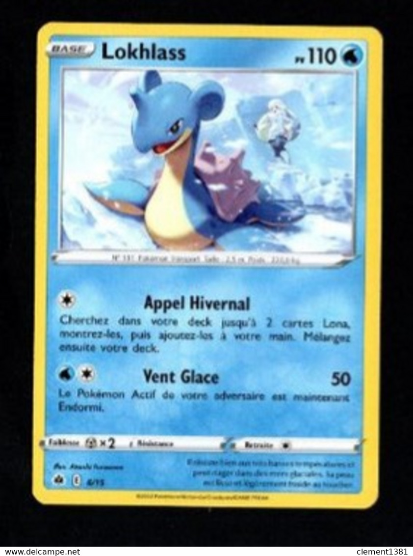 Carte Pokemon Mc Donald 2022 Lokhlass 6/15 PV 110 - McDonald's