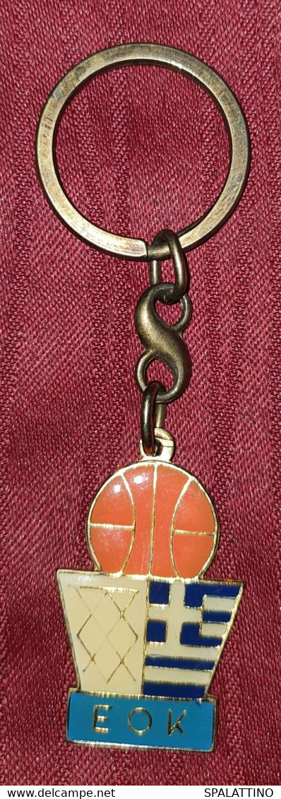 GREECE BASKETBALL FEDERATION, KEY- RING - Kleding, Souvenirs & Andere
