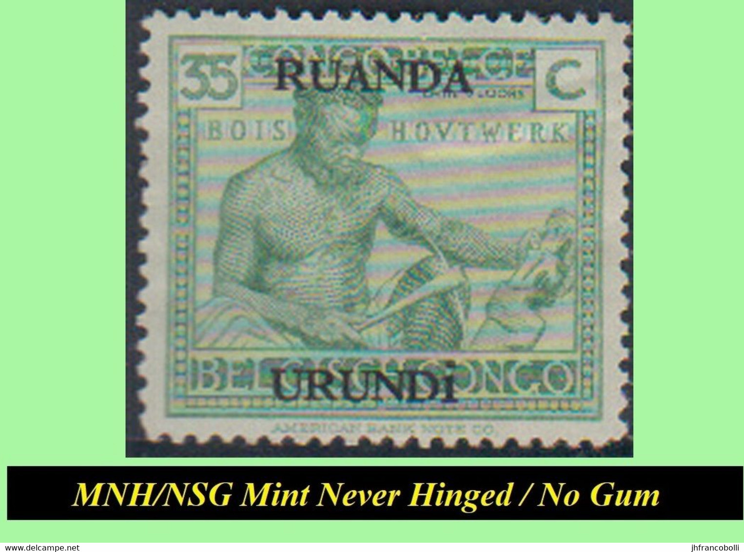 1924+25 ** RUANDA-URUNDI RU 050/060 MNH/NSG VLOORS [C] SELECTION  ( X 12 Stamps ) [NO GUM] INCLUDING RU 059+060+074-076 - Nuovi