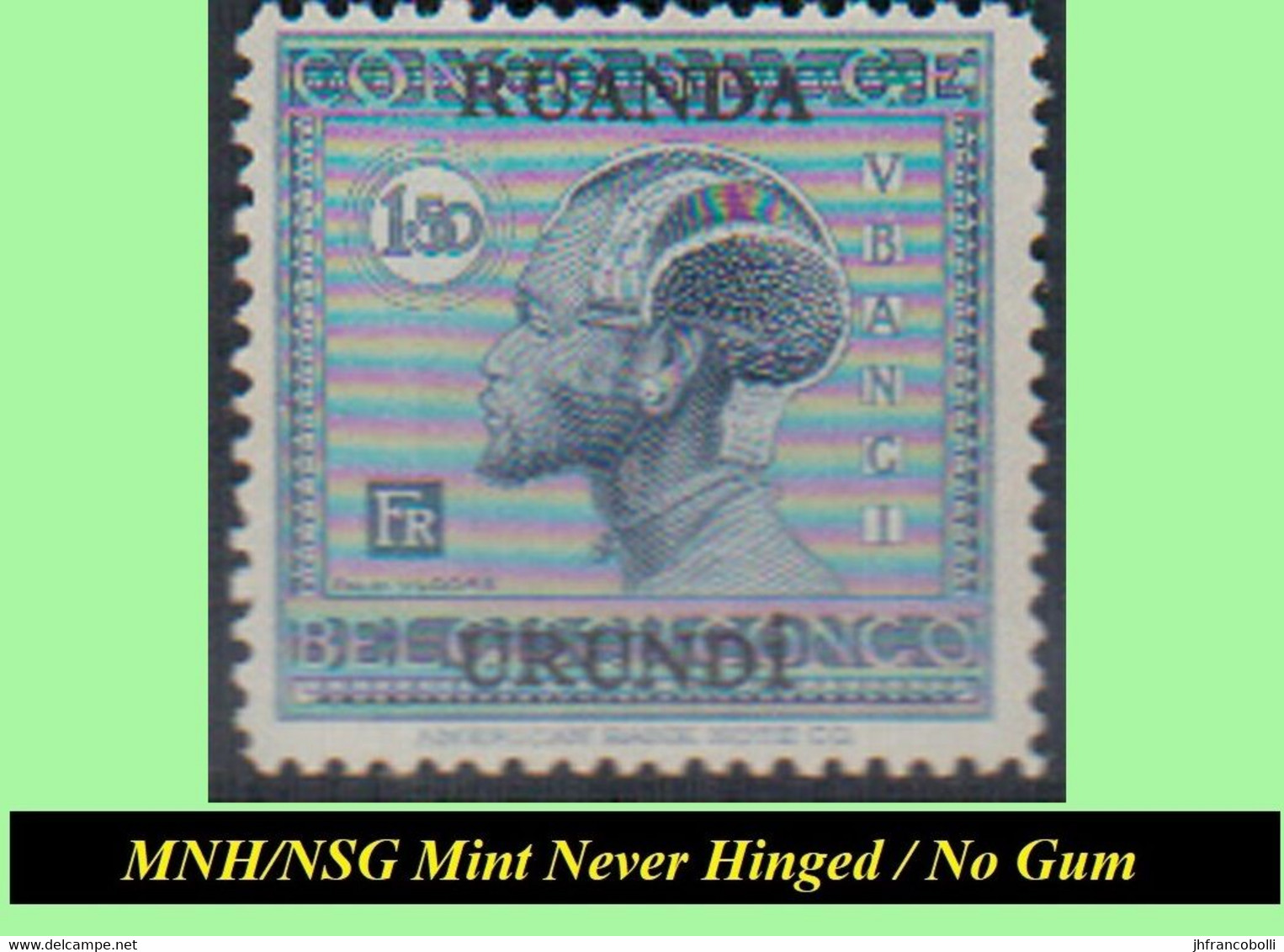 1924+25 ** RUANDA-URUNDI RU 050/060 MNH/NSG VLOORS [C] SELECTION  ( x 12 stamps ) [NO GUM] INCLUDING RU 059+060+074-076