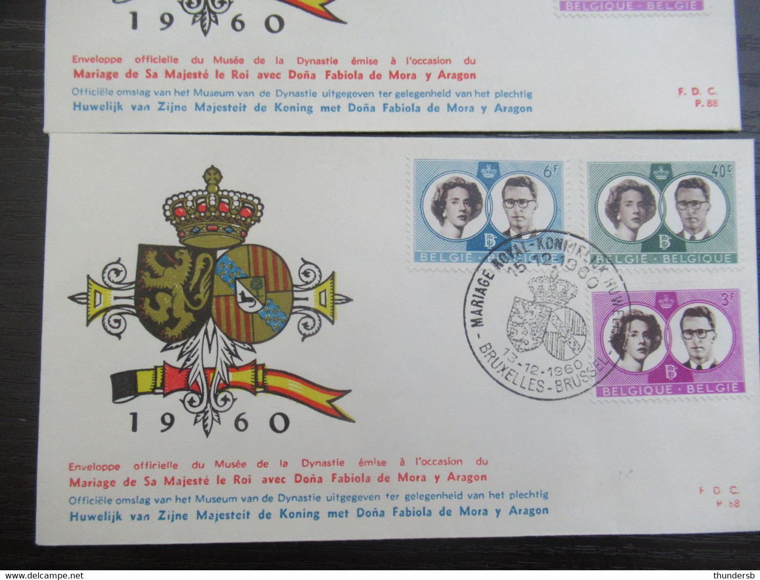 FDC 1169/71 'Koninklijk Huwelijk' - 1951-1960