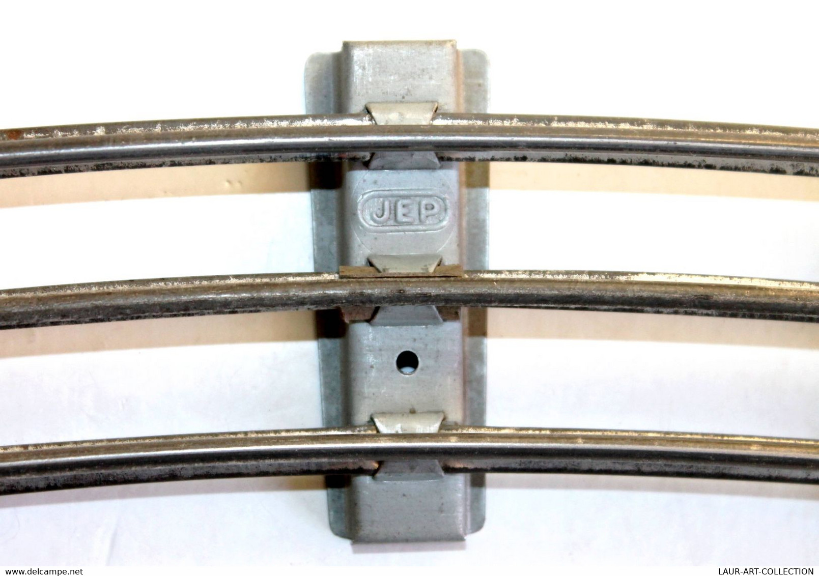 JEP - LOT DE 6 RAIL COURBE MOYEN (1/2), ECH:O L=21cm, MINIATURE TRAIN CHEMIN FER - MODELISME FERROVIAIRE (1712.100) - Track