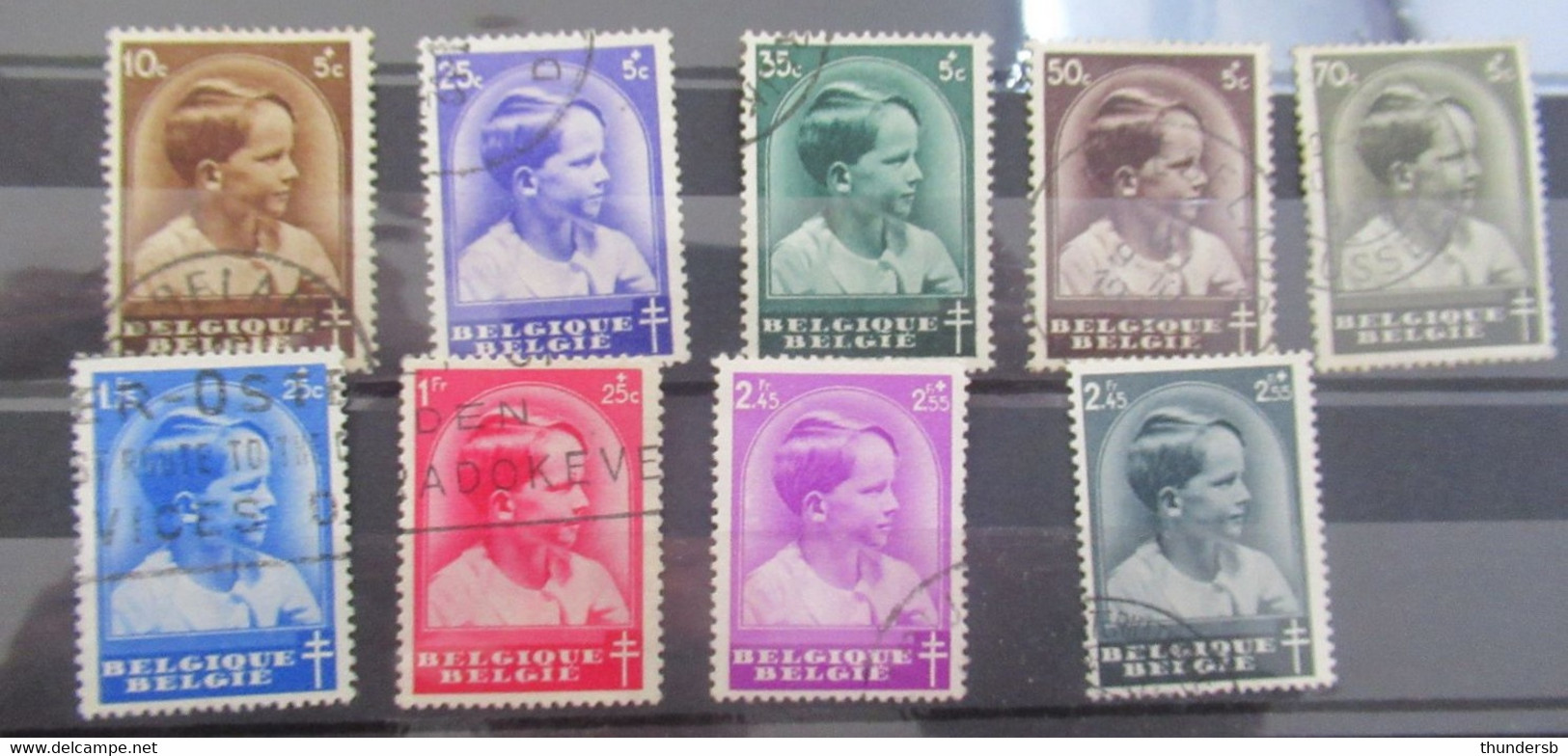 438/45 En 446 'Boudewijn' - Gestempeld - Used Stamps