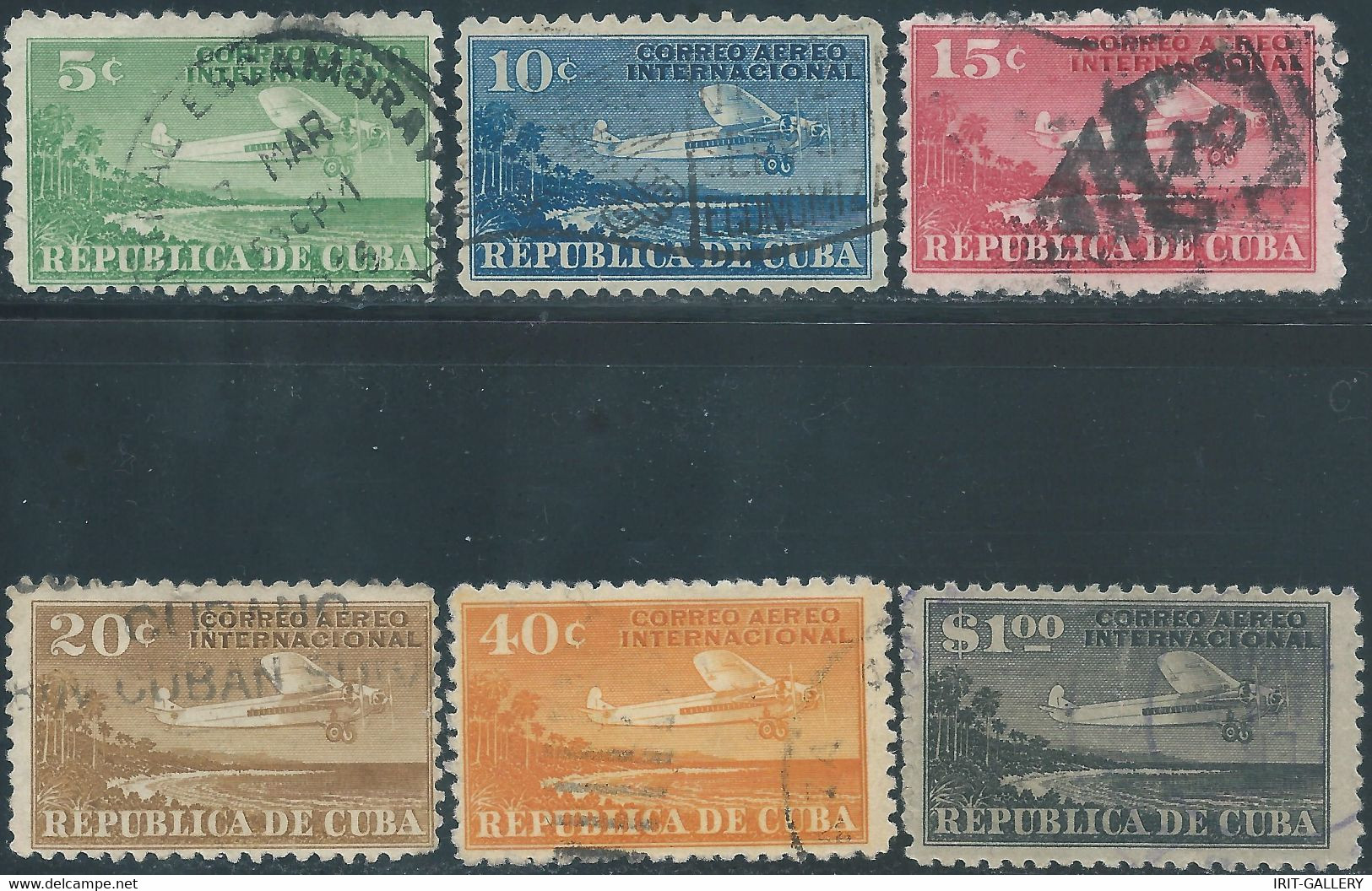 CUBA,REPUBLIC OF CUBA,1931 Airmail - For International Use - Used - Used Stamps