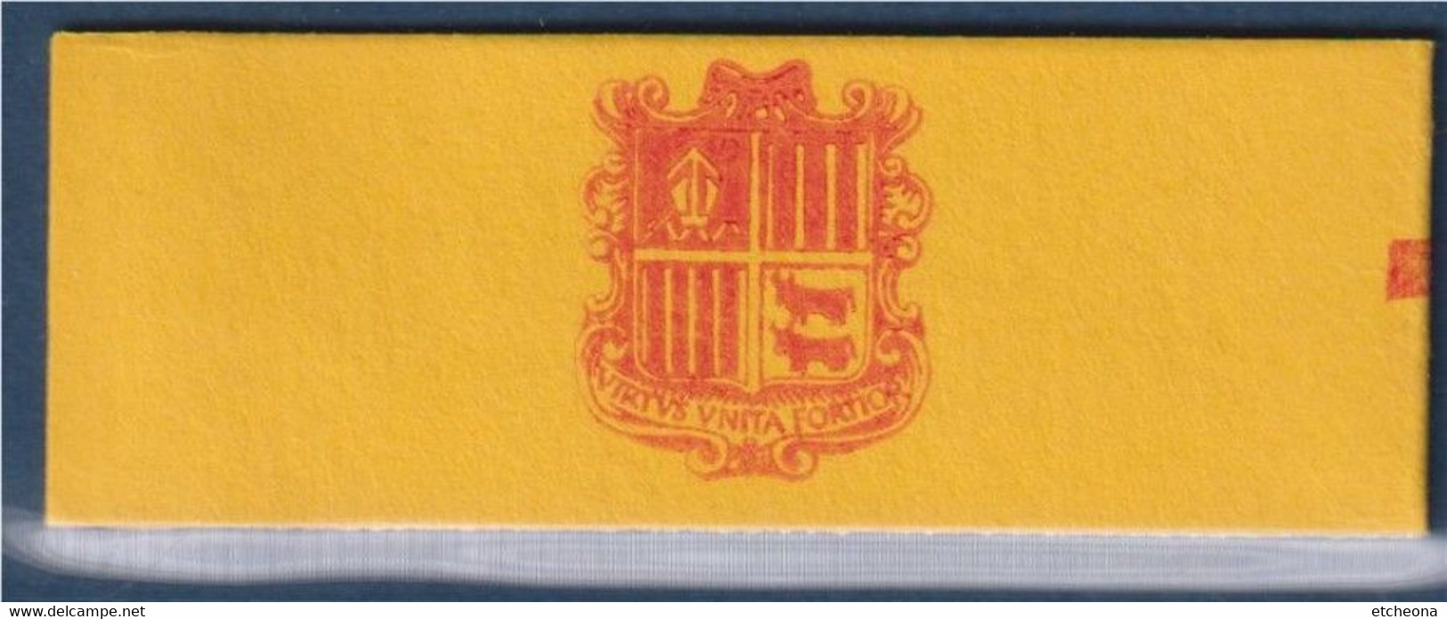 Blason D'Andorre, 10 X 2.20, Carnet N°2 (366) Neuf Fermé Daté  5. -8.1.88 - Booklets