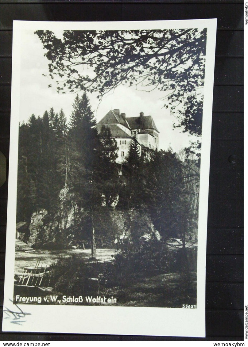 AK Bayern  Ansichtskarte Von Freyung Von Westen Mit Schloss Wolfstein Um 1920 - Freyung