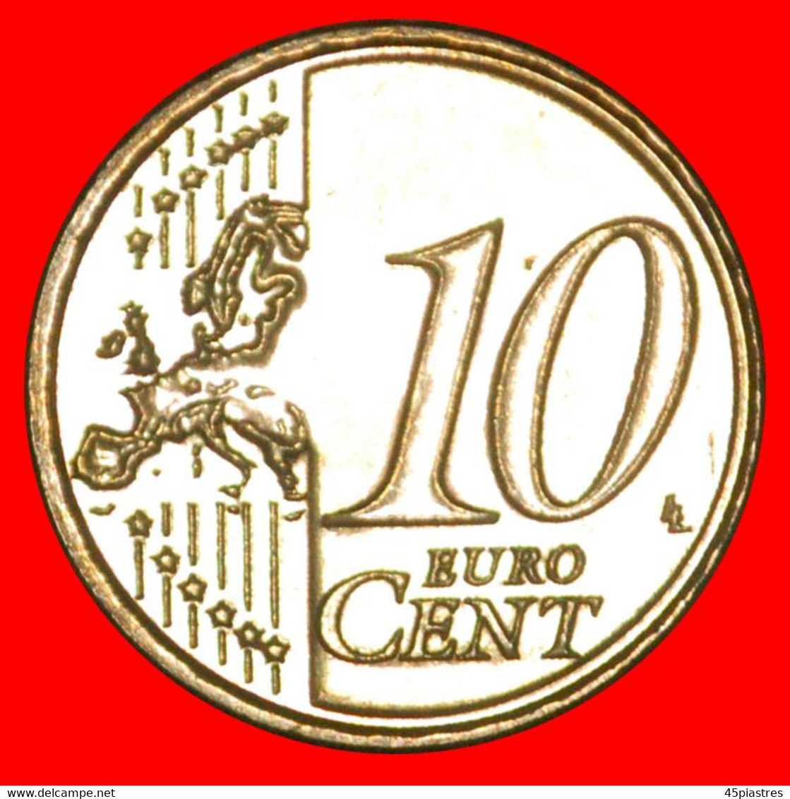 * GREECE (2008-2022): CYPRUS ★ 10 CENT 2019! SHIP NORDIC GOLD UNC MINT LUSTRE! LOW START ★ NO RESERVE! - Cyprus