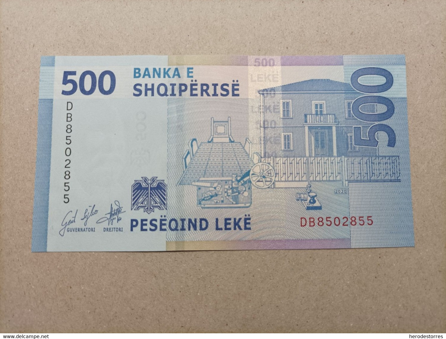 Billete De Albania De 500 Leke, Año 2020, UNC - Albania