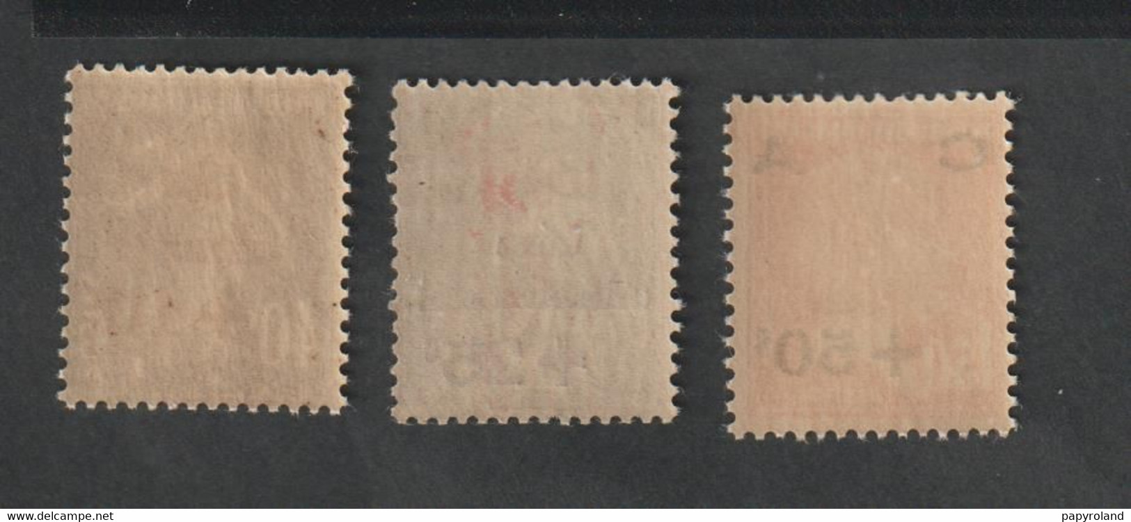 Timbres - N°246 -248 - Au  Profit De La Caisse D'Amortissement -Types Anciens Surchargés - 1927- Neufs Sans Charnière ** - Altri & Non Classificati