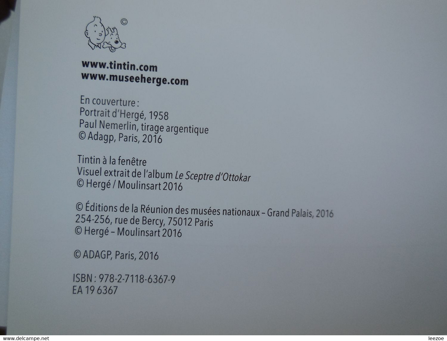 Hergé, L'exposition De Papier Album Relatif à L'exposition Hergé Se Déroulant à Paris Au Grand Palais..PIN03.02.22 - Presseunterlagen