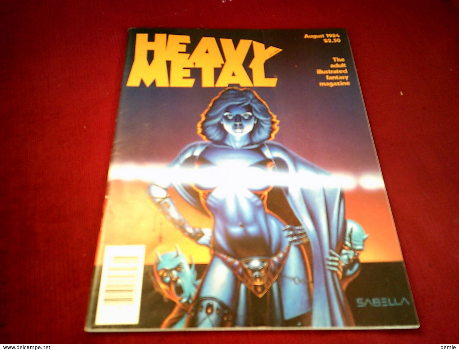 HEAVY  METAL  AUGUST  1984 - Science Fiction