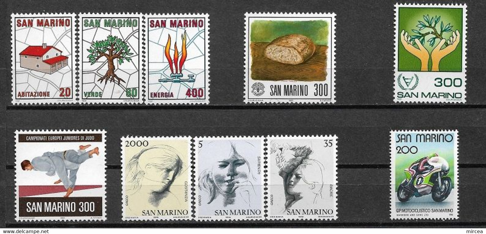 C2999 - Lot Timbres Saint Marin Neufs** - Lots & Serien