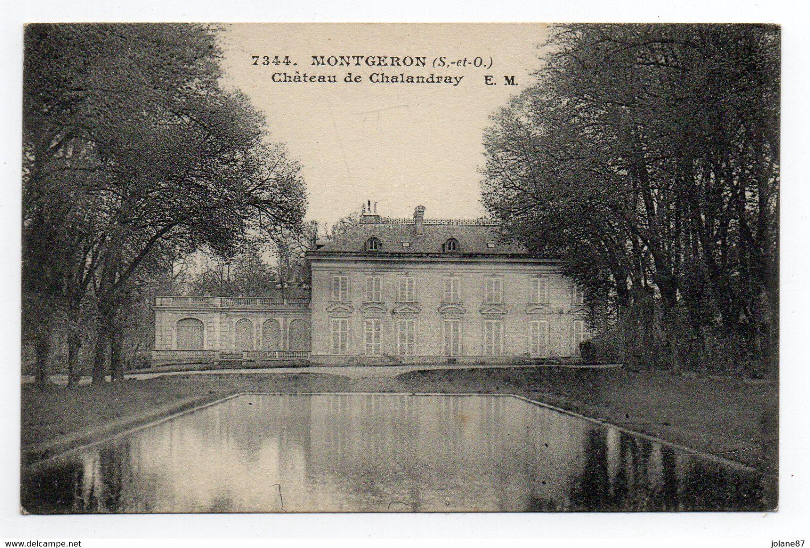 CPA  91    MONTGERON     -    CHATEAU DE CHALANDRAY - Montgeron