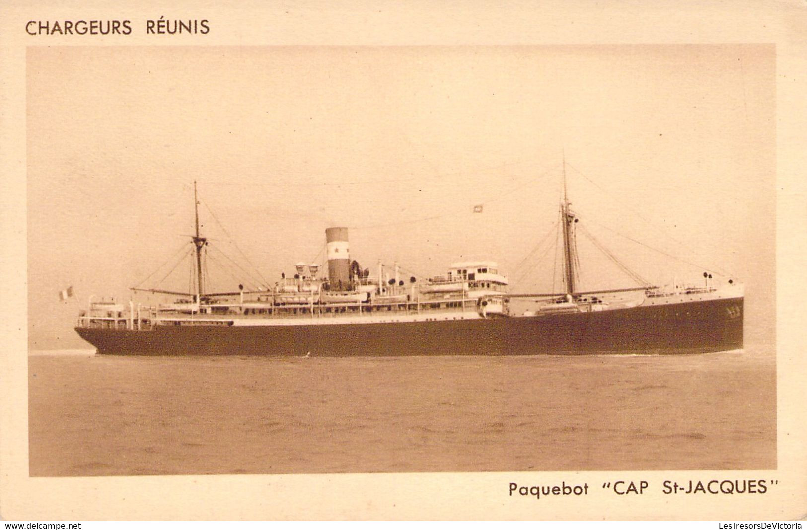 CPA Transport - Bateau - PAQUEBOT - CAP ST JACQUES - Chargeur Réunis - Paquebote