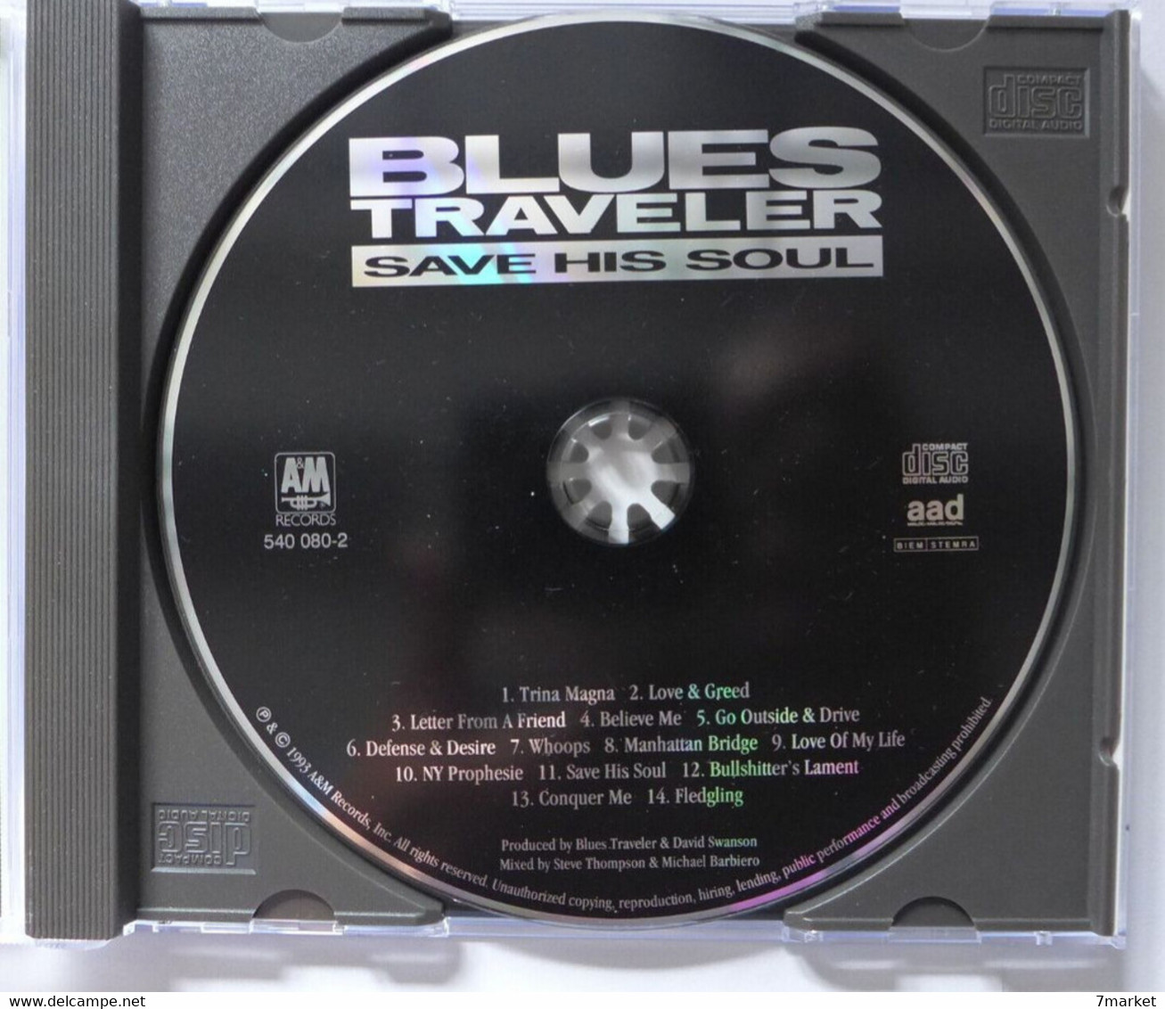 CD/ Blues Traveler - Save His Soul  / A&M Records - Blues