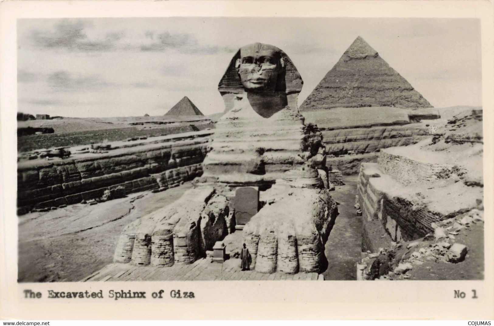 EGYPTE - S05907 - The Excavated Sphinx Of Giza - L1 - Gizeh