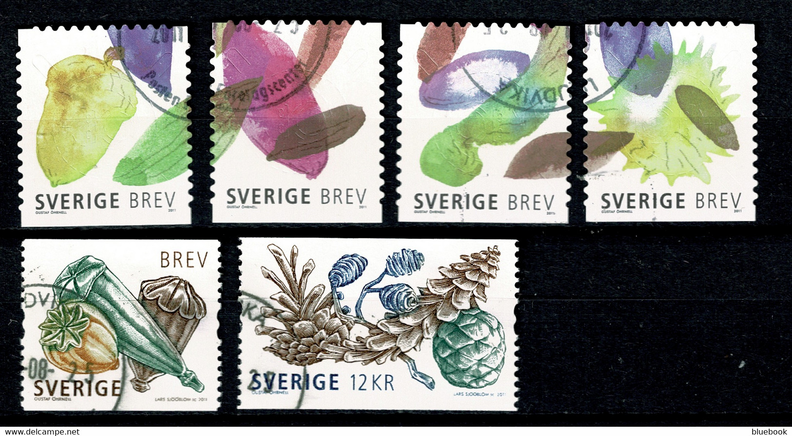 Ref  1582  - Sweden 2011 - Nature SG 2741/6 - Fine Used Stamps - Oblitérés