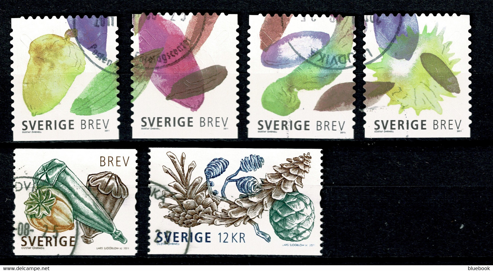 Ref  1582  - Sweden 2011 - Nature SG 2741/6 - Fine Used Stamps - Gebruikt