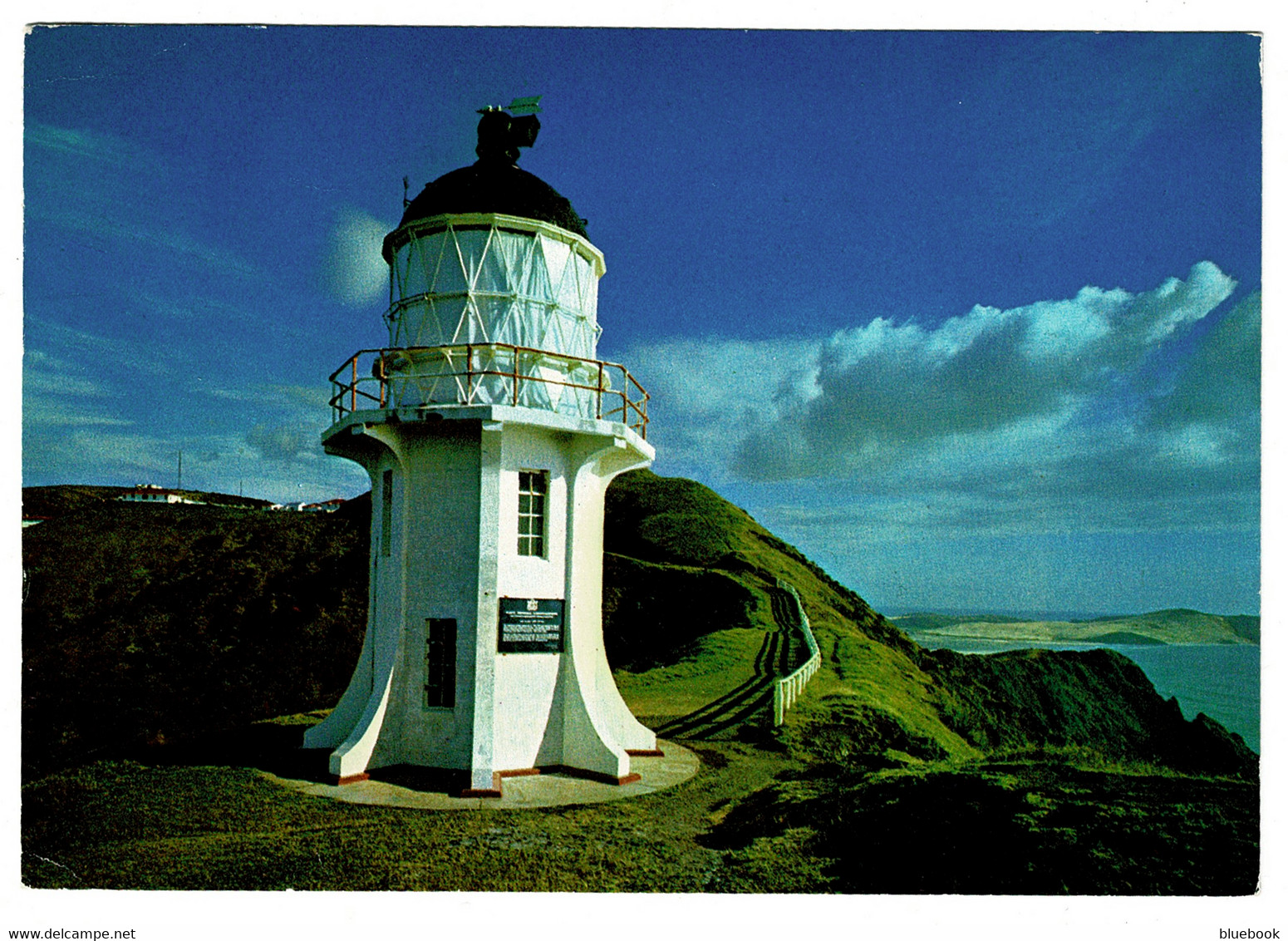 Ref 1583- New Zealand 1975 Postcard - Cape Reinga Lighthouse - 12c Rate To Solihull UK - Nouvelle-Zélande