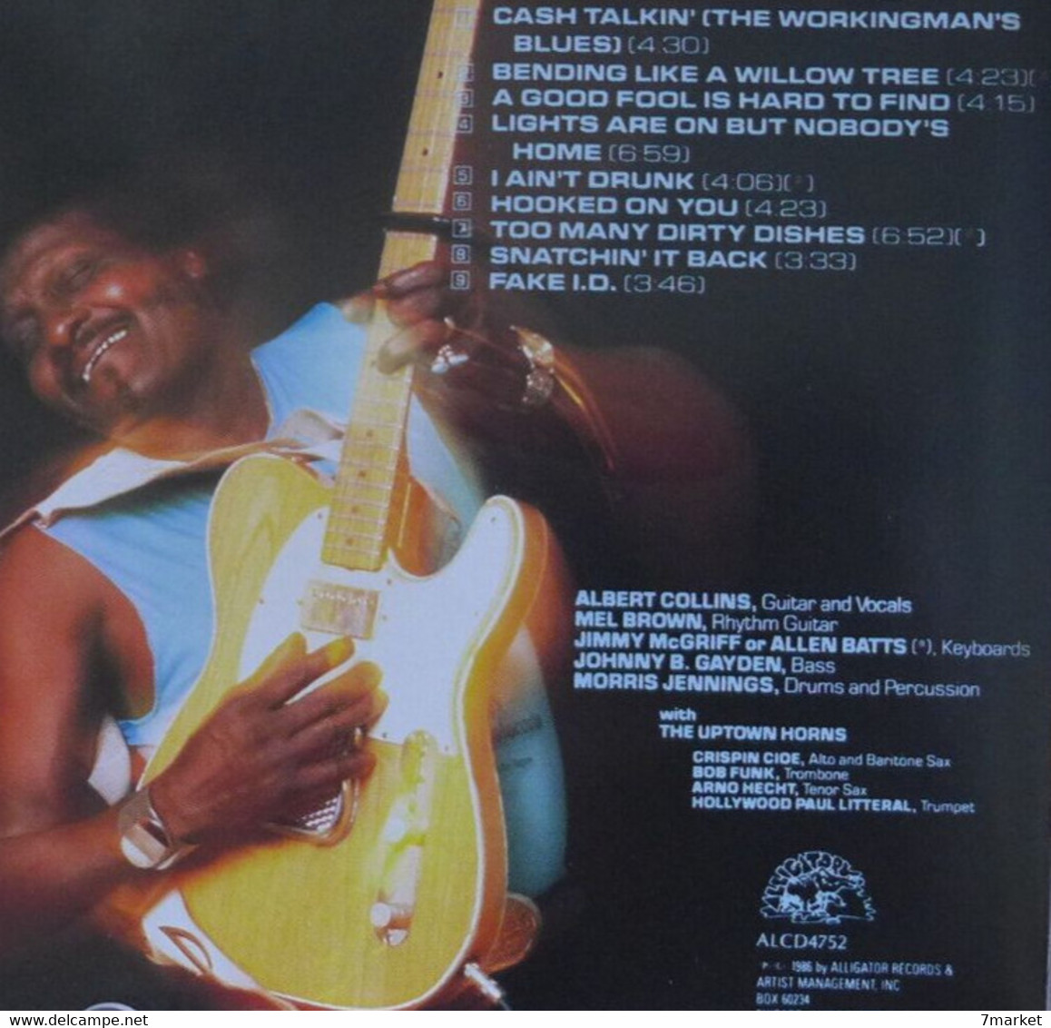 CD/ Albert Collins - Cold Snap / Alligator Records - Blues