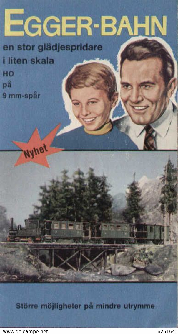 Catalogue EGGER - BAHN 1965/66 Nyhet - Folder - Svensk Utgåva - En Suédois - Sin Clasificación